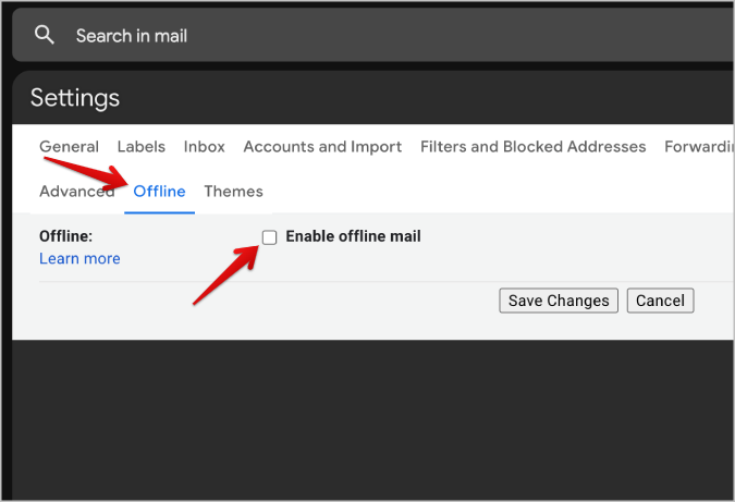 如何在桌面上離線使用 Gmail