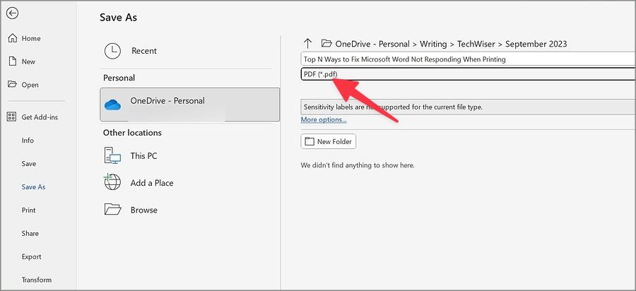 11 個修復 Microsoft Word 列印時不回應的問題