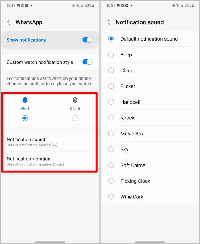 如何在 Samsung Galaxy Watch 上取得 Instagram 和 WhatsApp 通知