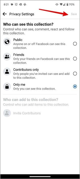 如何查看 Facebook Marketplace 上保存的項目
