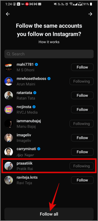如何在主題上追蹤 Instagram 好友