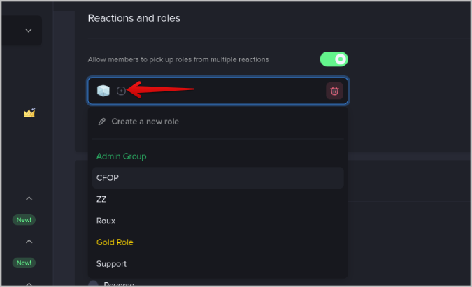 如何允許使用者在 Discord 伺服器上自行指派角色
