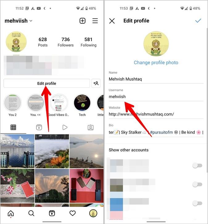 如何複製和分享 Instagram 個人資料鏈接