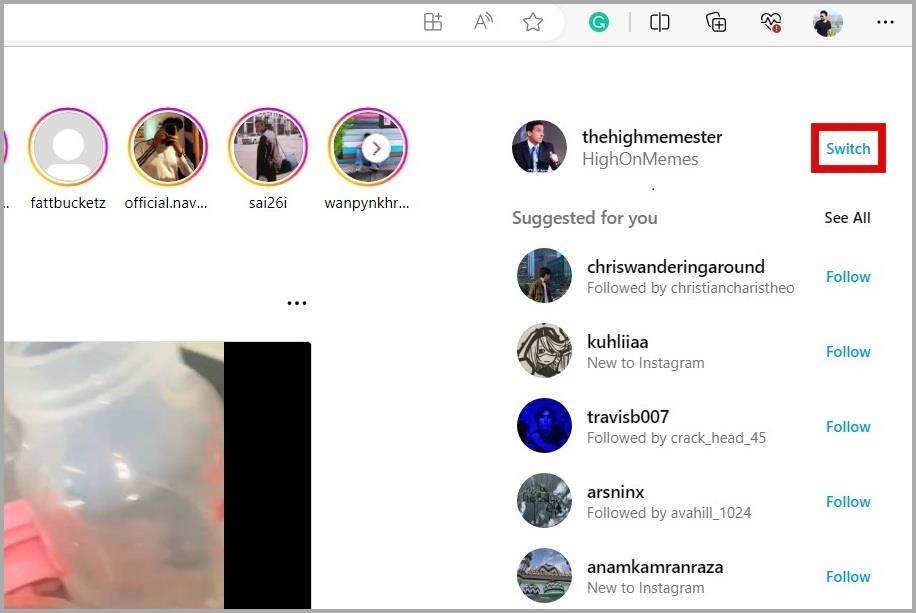 如何在 Instagram 上新增和切換多個帳戶
