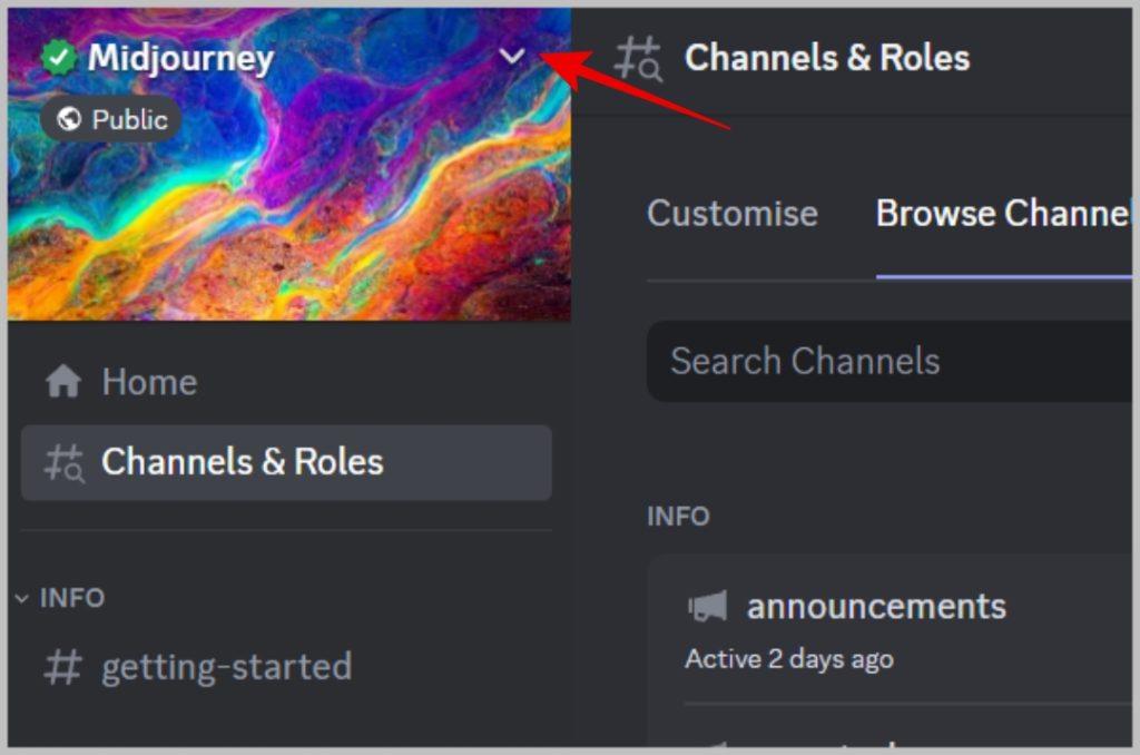 如何隱藏 Discord 伺服器側邊欄上的頻道