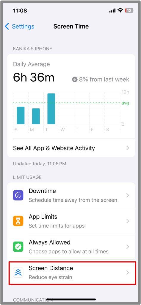 什麼是螢幕距離以及如何在 iOS 17 上啟用它