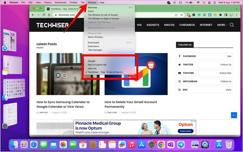 在 Mac 中同一應用程式的 Windows 之間切換的 5 種方法