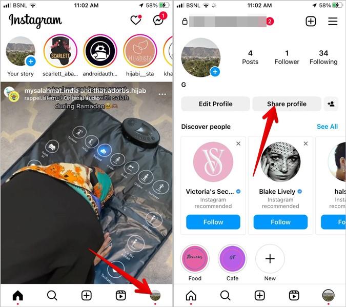 如何複製和分享 Instagram 個人資料鏈接