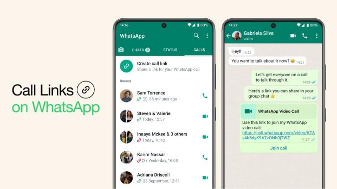 如何在 WhatsApp 上建立和分享通話鏈接