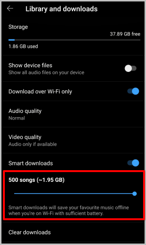 如何啟用/停用 YouTube 和 YouTube Music 上的智慧下載