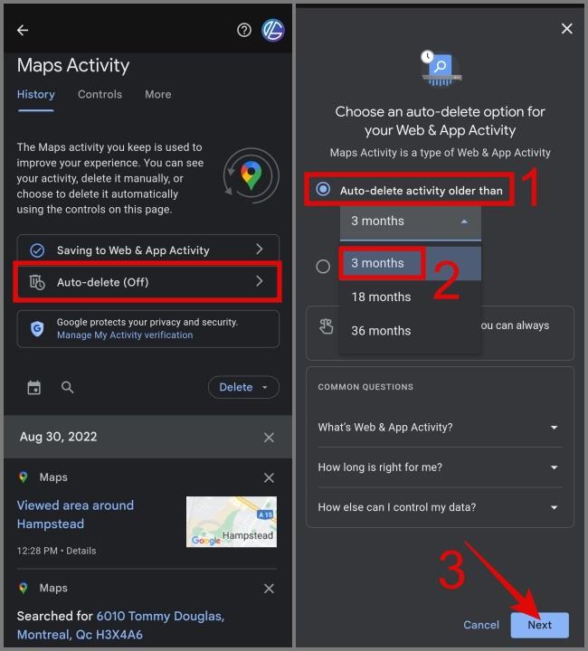 如何存取和刪除您的所有 Google 活動