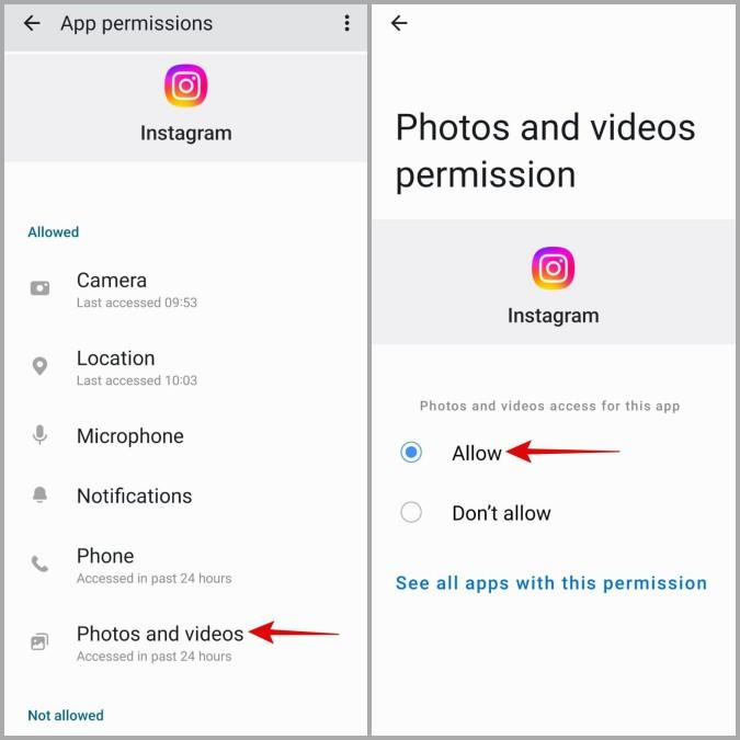 Instagram 不將故事儲存到相機膠卷的 6 個修復