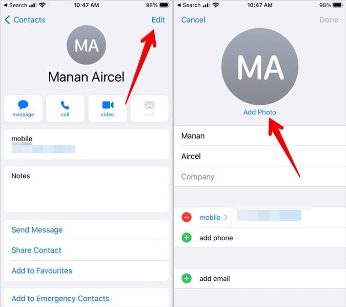 如何在 iPhone 和 Android 上設定來電照片