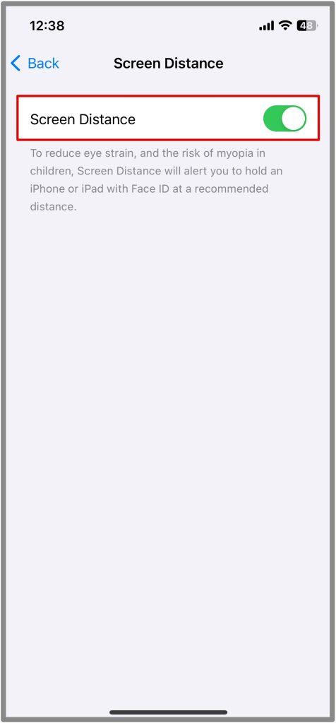 什麼是螢幕距離以及如何在 iOS 17 上啟用它