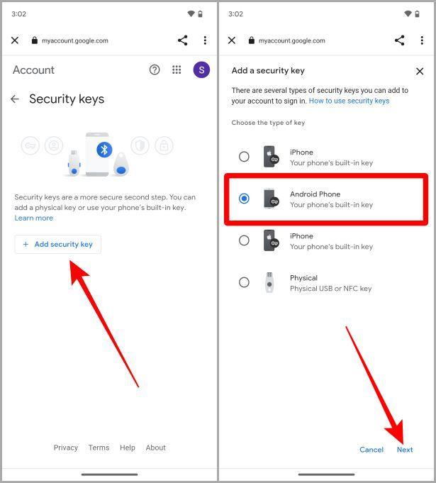 如何使用手機作為 Google 帳戶的（藍牙）安全金鑰