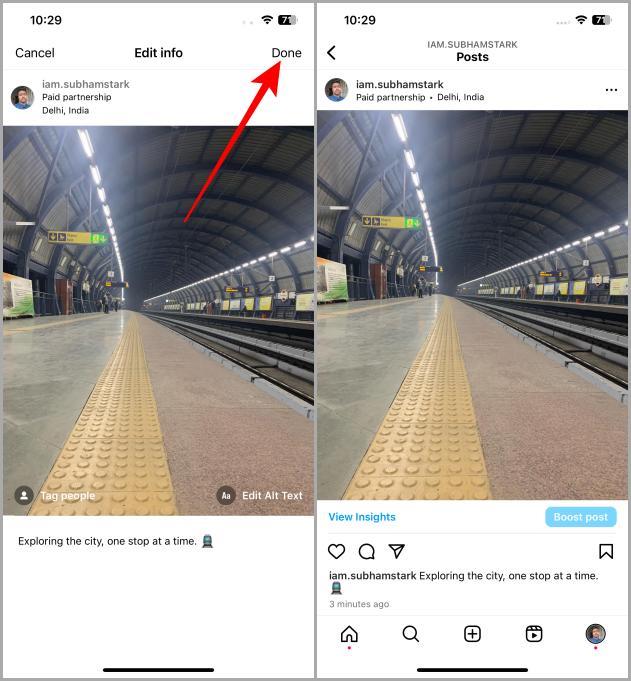 如何在 Instagram 貼文、捲軸和故事上添加付費合作夥伴標籤
