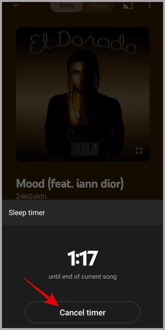 如何在 YouTube Music 中設定睡眠定時器