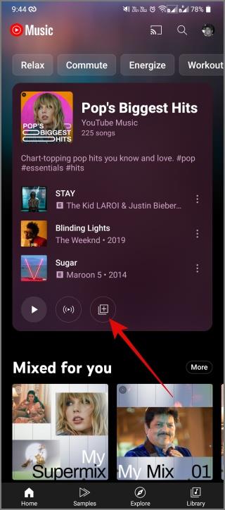 YouTube Music 上的符號和圖示有何意義