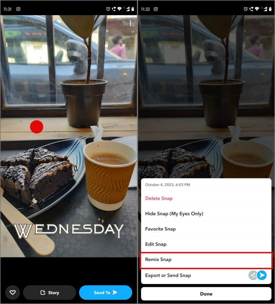 在 Snapchat 上重新混合 Snap 的 4 種方法