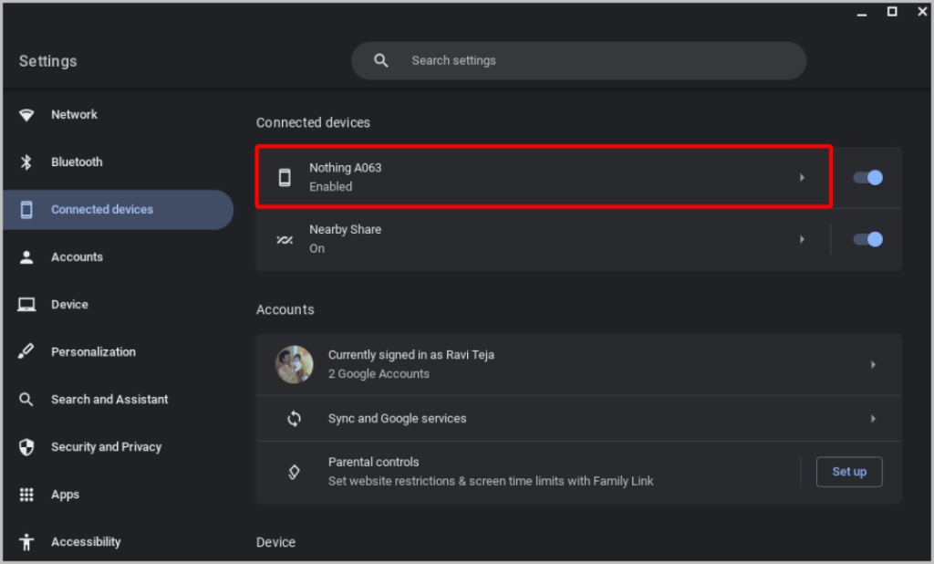 如何將應用程式從 Android 手機串流傳輸到 Chromebook
