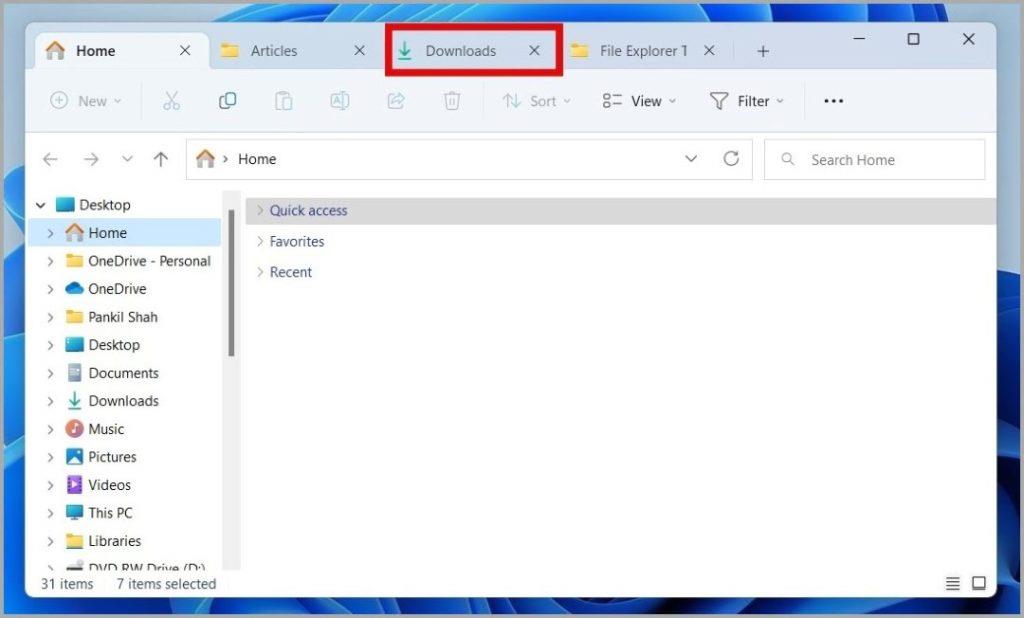 如何在 Windows 11 上使用檔案總管標籤