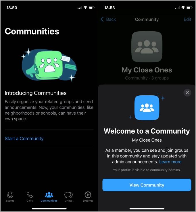WhatsApp 群組與社群：它們有何不同
