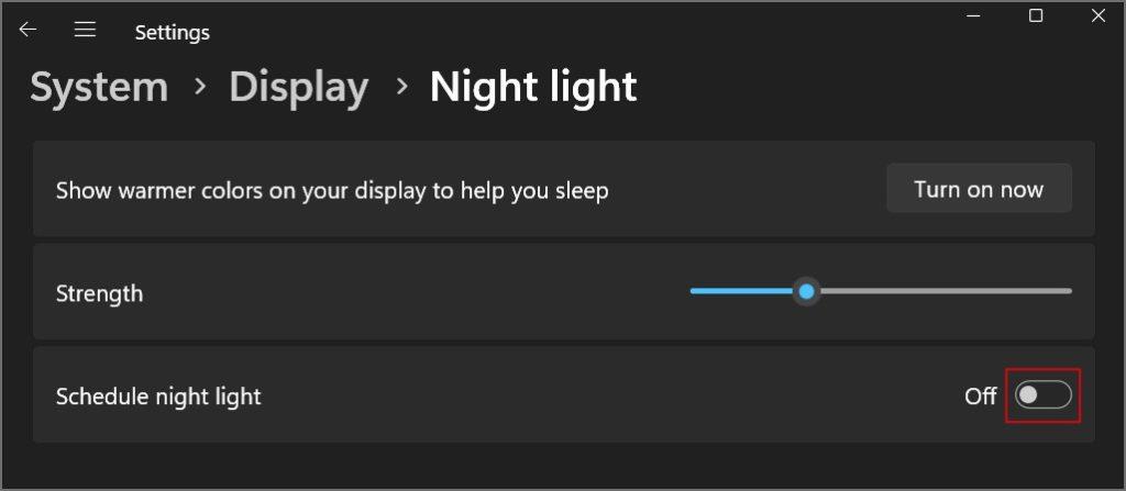 夜燈在 Windows 上不工作的 9 個修復