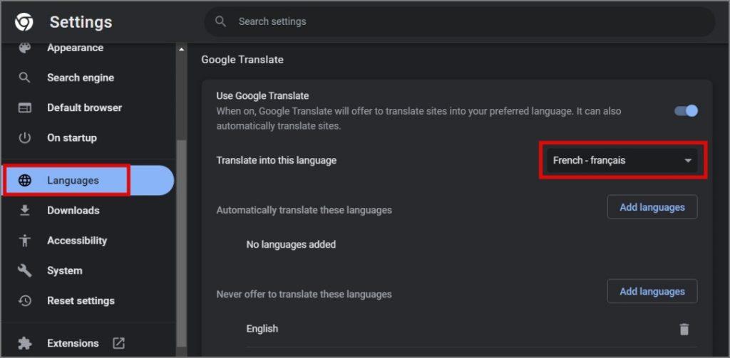 如何在 Google Chrome 翻譯網頁