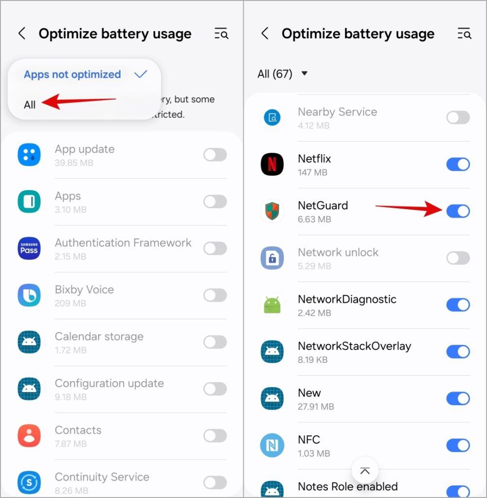 如何關閉 Samsung Galaxy 手機上某些應用程式的行動數據或 Wi-Fi 訪問