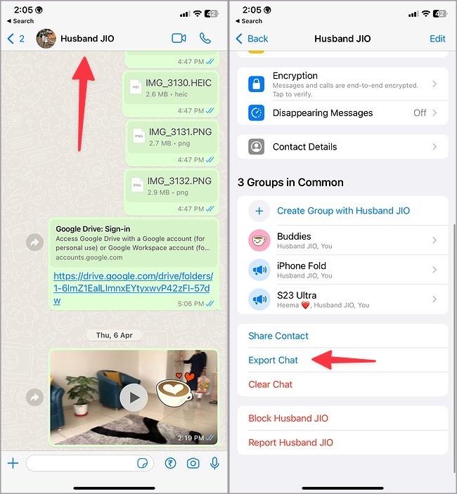 如何從 WhatsApp 聊天和群組匯出媒體