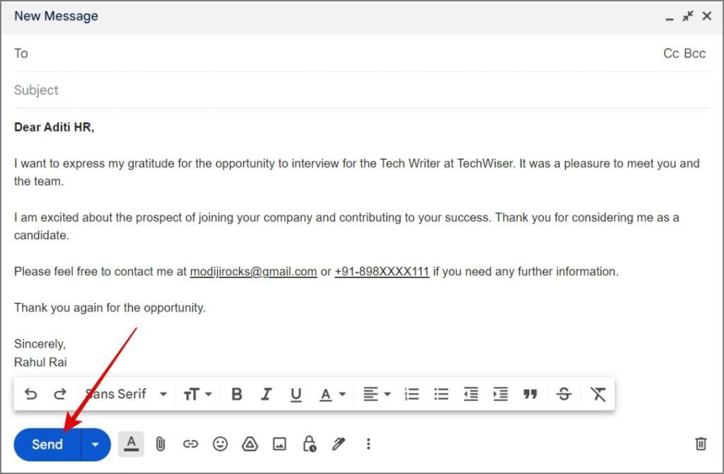 如何從 PC 和手機在 Gmail 上發送電子郵件