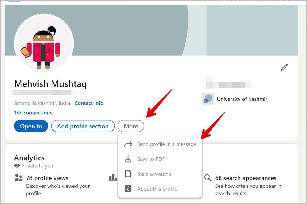 我的 LinkedIn 個人資料 URL 是什麼以及如何在行動裝置和 PC 上分享