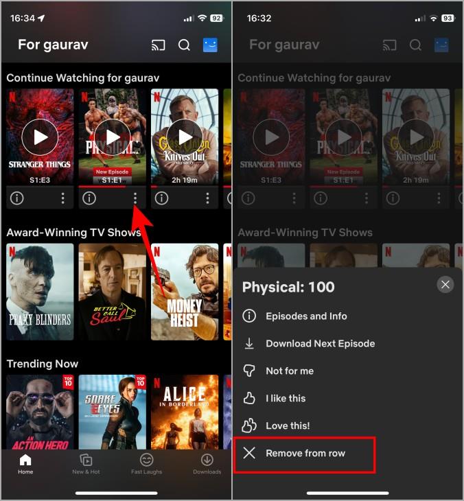 如何從 Netflix 上的繼續觀看清單中刪除影片