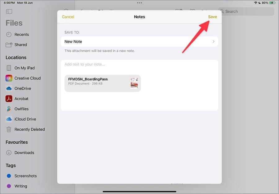 如何在 Apple Notes 註解 PDF