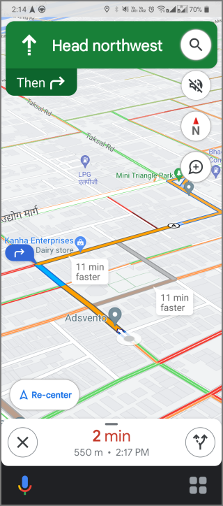 如何在 Google 地圖上規劃具有多個網站的路線