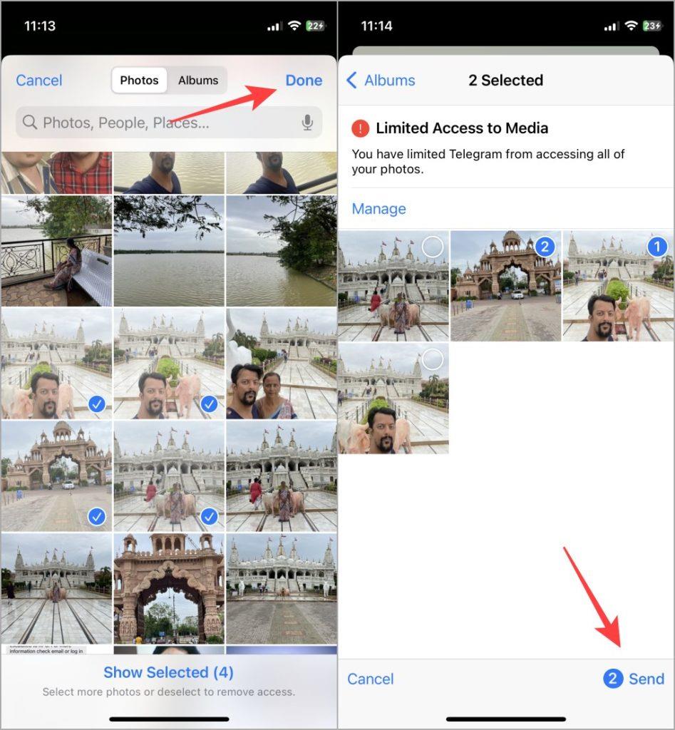 如何在 Telegram 上發送高品質照片/視頻