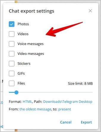 如何從 Telegram 下載多張照片或視頻