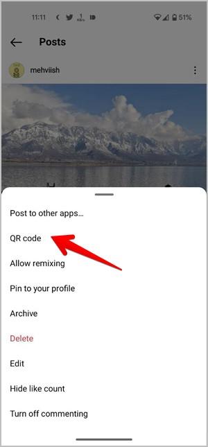 如何為 Instagram 個人資料、捲軸和貼文建立二維碼