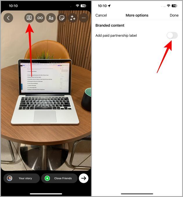 如何在 Instagram 貼文、捲軸和故事上添加付費合作夥伴標籤