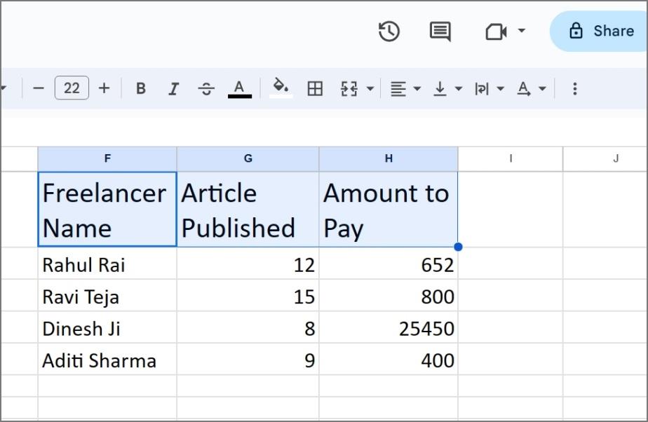如何在 Excel 和 Google Sheets 中換行文本