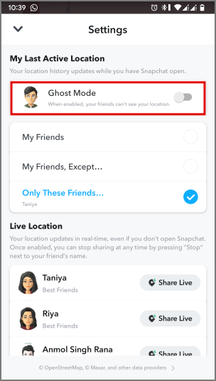如何在 Snapchat 上使用 Snap 地圖