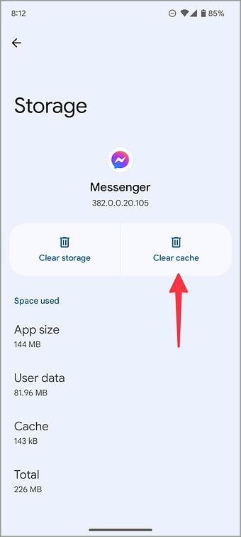 如何清除手機和桌面上的 Facebook Messenger 緩存