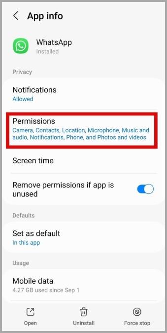 修復 WhatsApp 相機在 Android 上無法運作的 9 種最佳方法