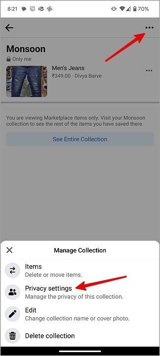 如何查看 Facebook Marketplace 上保存的項目