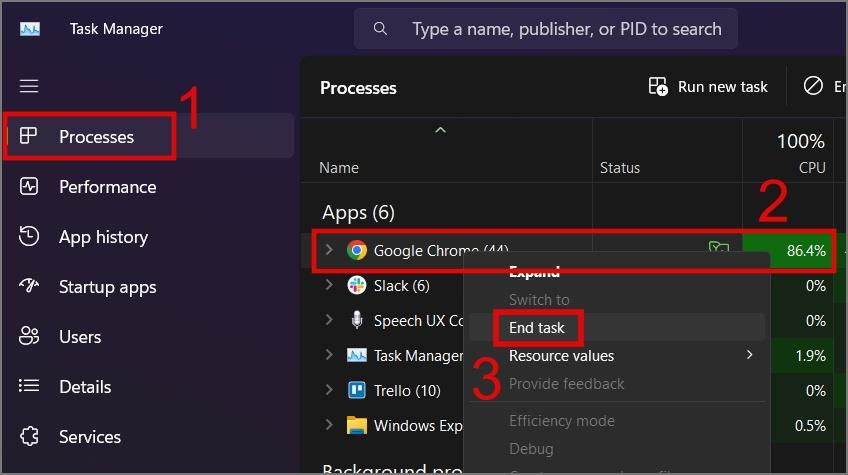 Windows 10/11 中 CPU 使用率 100% 的 10 個修復