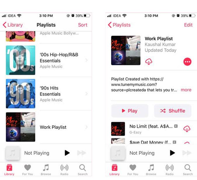 如何將播放清單從 Spotify 傳輸到 Apple Music？ （或任何其他音樂服務）