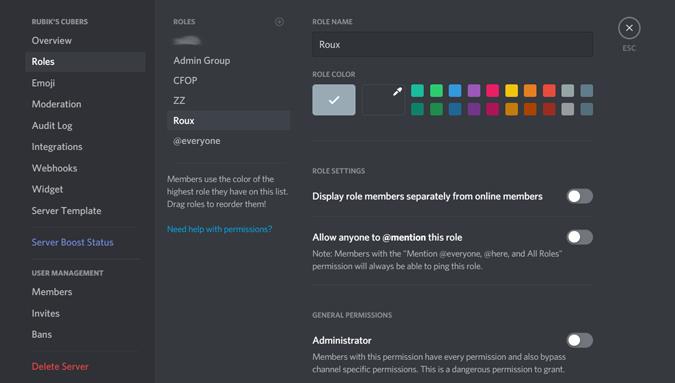 如何允許使用者在 Discord 伺服器上自行指派角色