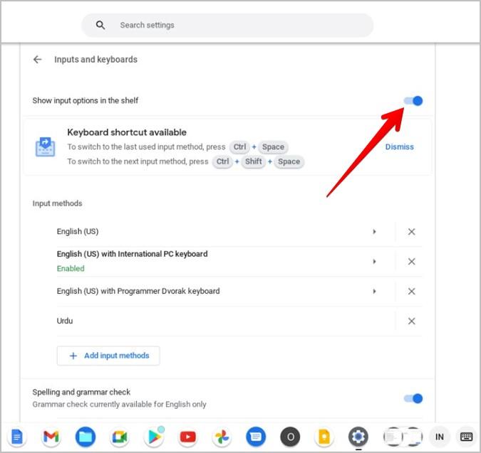 如何更改 Chromebook 系統和鍵盤語言