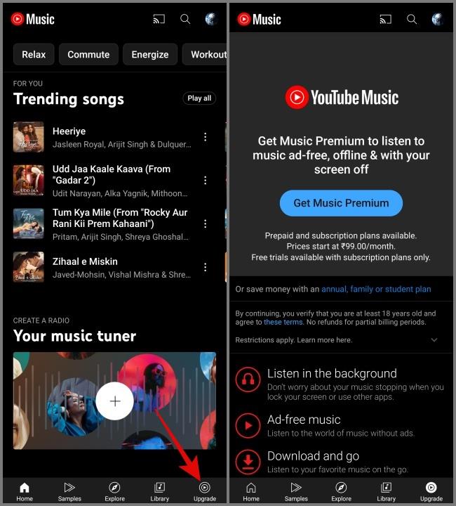 YouTube Music 上的符號和圖示有何意義