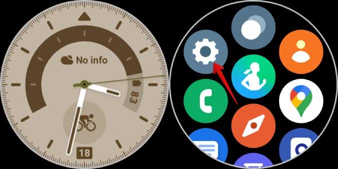如何更改 Samsung Galaxy Watch 上的手腕和方向